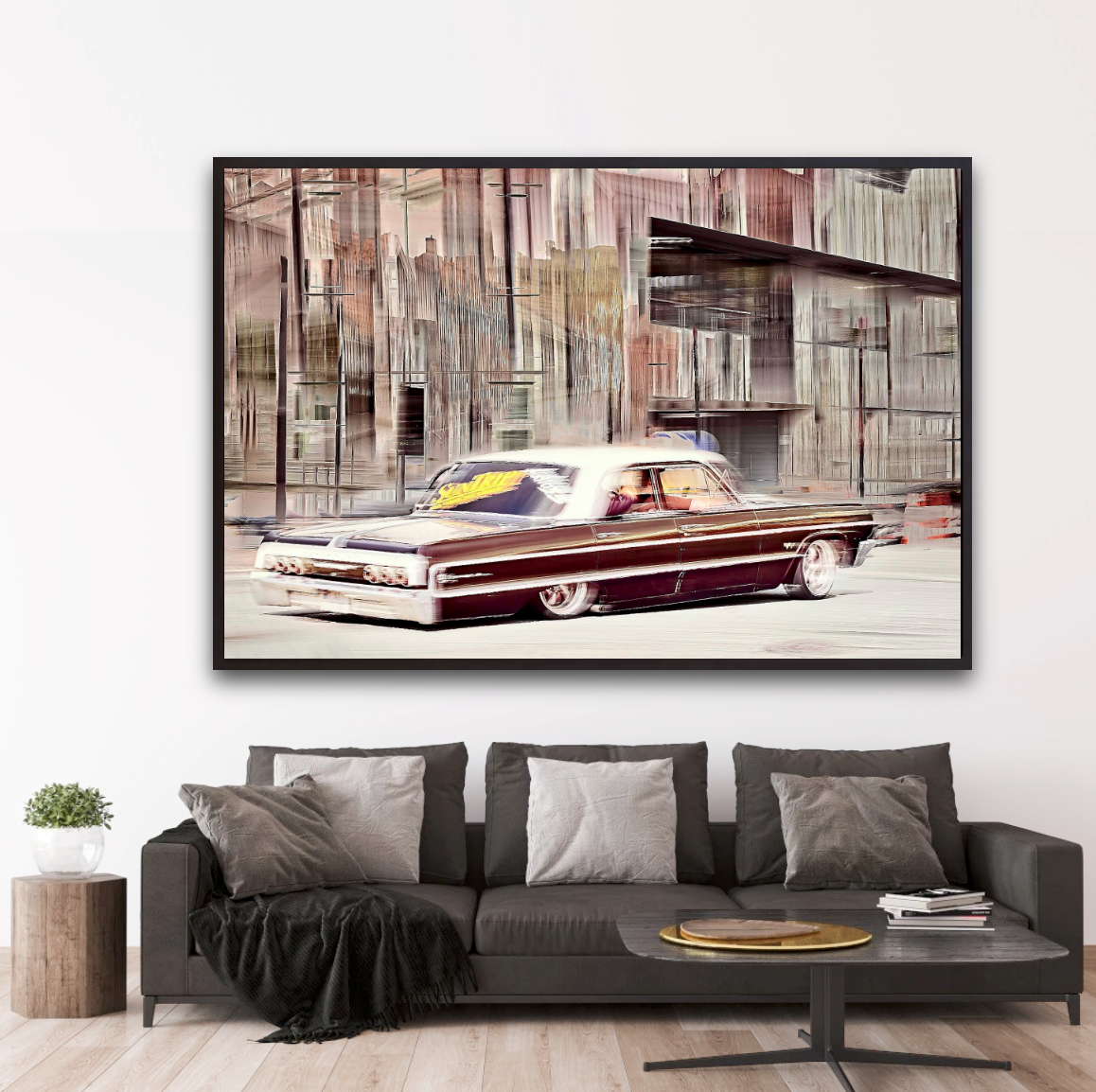 American classic vintage car scraping chrome fine art wall art photography by Douglas Carr