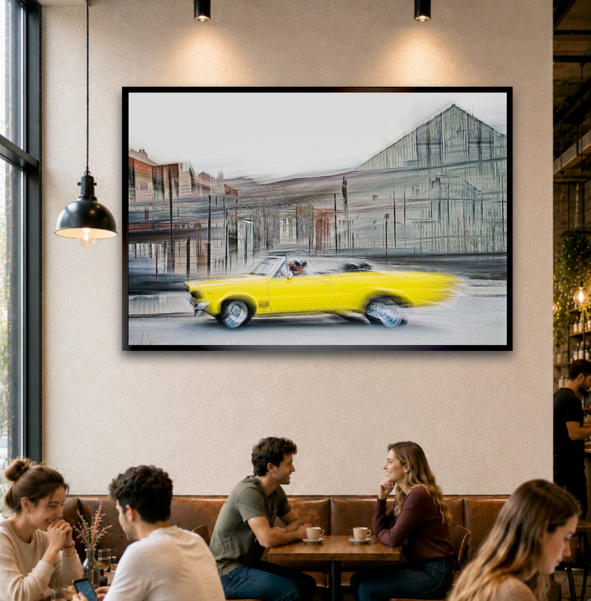 A 1970 American classic Chevrolet Impala convertible vintage car wall art photography prints art by Douglas Carr