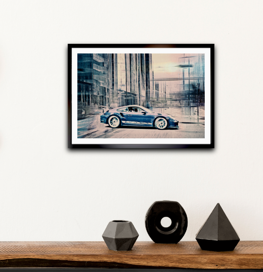 Automotive Limited Edition wall art print of German classic Porsche sports car by Douglas Carr Photography