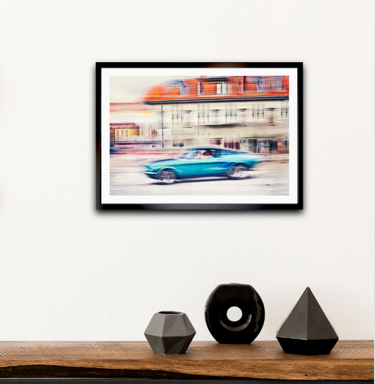 American automotive classic vintage mustang GT car fine art photography wall art prints art by Douglas Carr