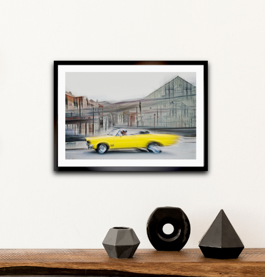 A 1970 American classic Chevrolet Impala convertible vintage car wall art photography prints art by Douglas Carr
