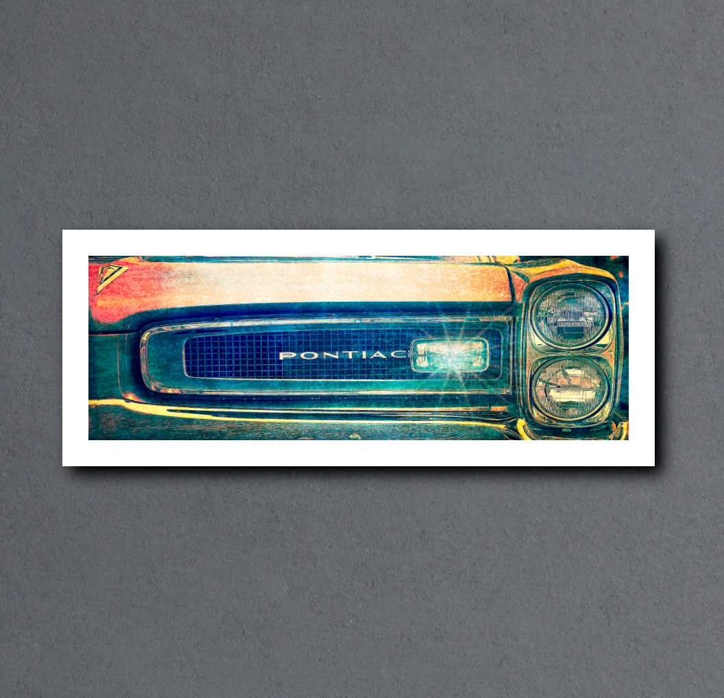 1966 Pontiac grill an American classic car fine art photography wall art print by Douglas Carr – Oslo Art Prints