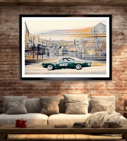 Automotive Limited Edition wall art print of American Dodge classic motor car by Douglas Carr Photography at Oslo Art Prints