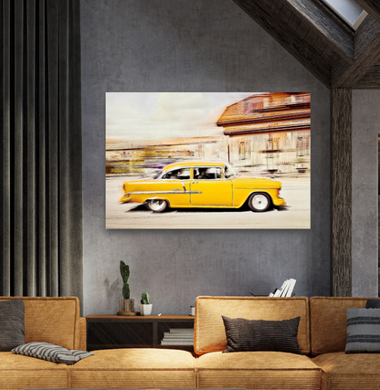 Automotive Limited Edition wall art print of American classic Bel Air vintage car art by Douglas Carr Photography
