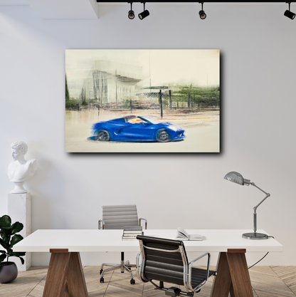 Automotive wall art print of American Corvette classic sports car American classic car fine art photography by Douglas Carr 