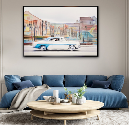 Vintage car automotive Limited Edition wall art print of American classic car by Douglas Carr Photography