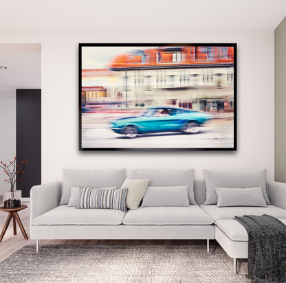 American automotive classic vintage mustang GT car fine art photography wall art prints art by Douglas Carr 