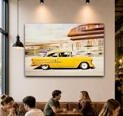 Automotive Limited Edition wall art print of American classic Bel Air vintage car art by Douglas Carr Photography