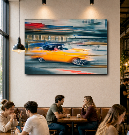 Vintage car automotive Limited Edition wall art print of American classic Bet Air car by Douglas Carr Photography