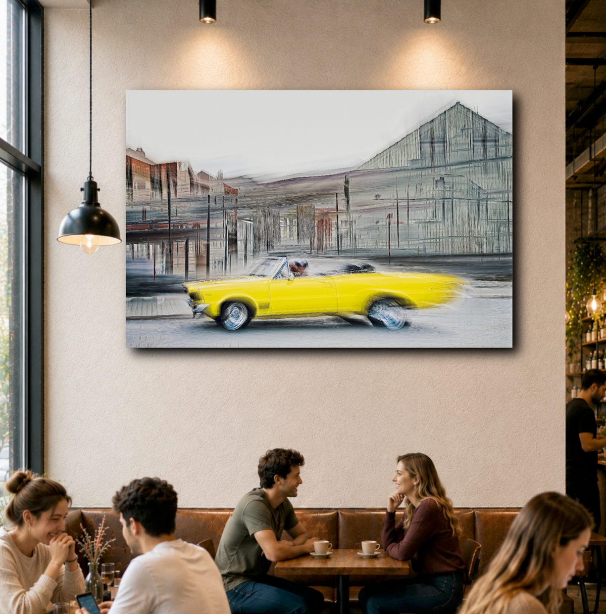 A 1970 American classic Chevrolet Impala convertible vintage car wall art photography prints art by Douglas Carr