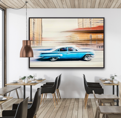 American classic vintage car fine art prints on paper and metal wall art by Douglas Carr photography 