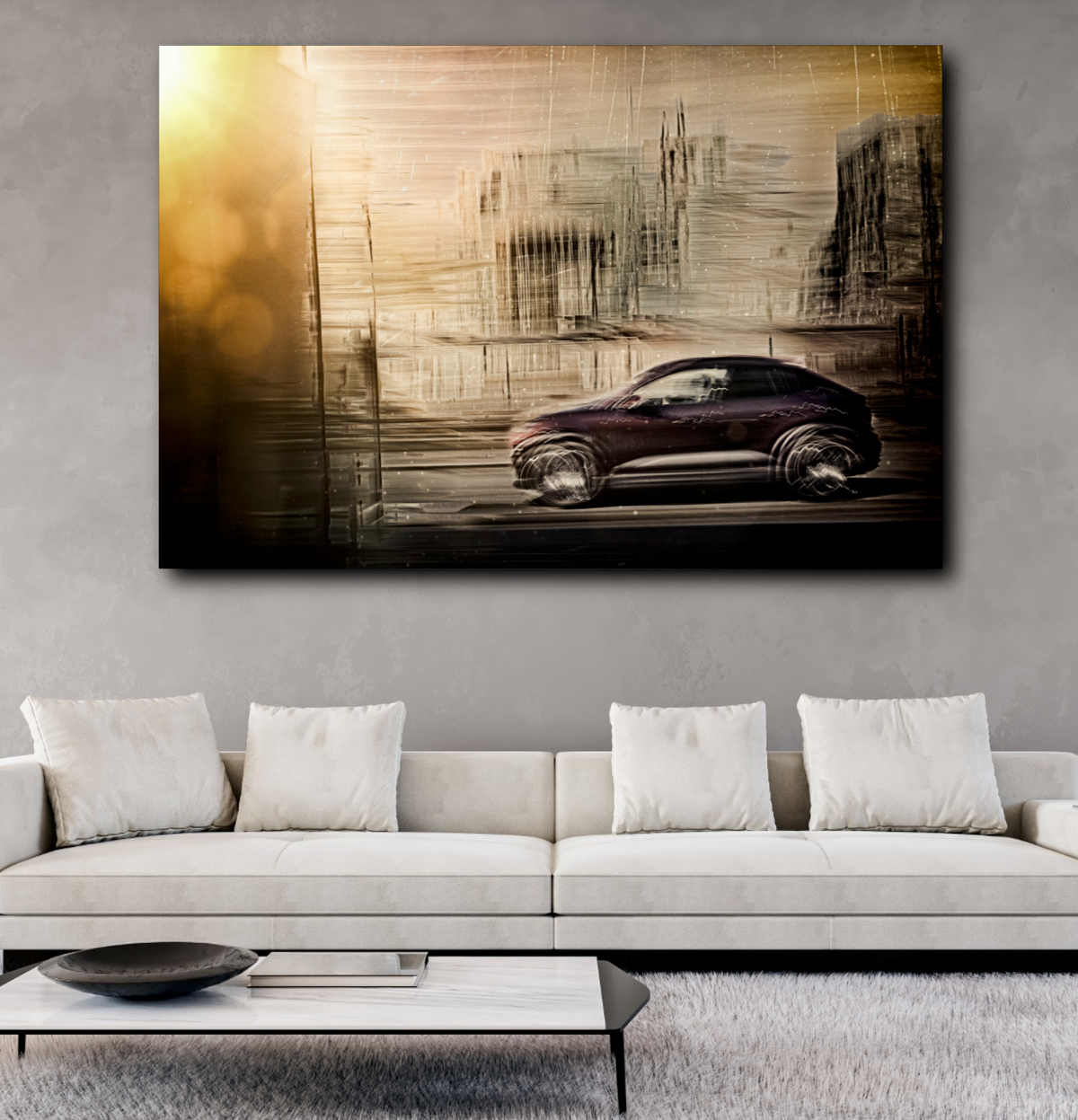 Porsche electric Macen a German car fine art photography wall art print art by Douglas Carr Photography

