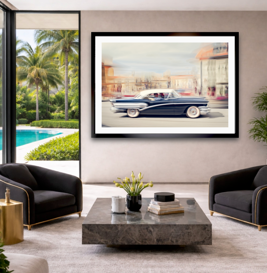 American vintage Cadillac classic car fine art photography wall art by Douglas Carr 