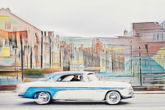 Vintage car automotive Limited Edition wall art print of American classic car by Douglas Carr Photography