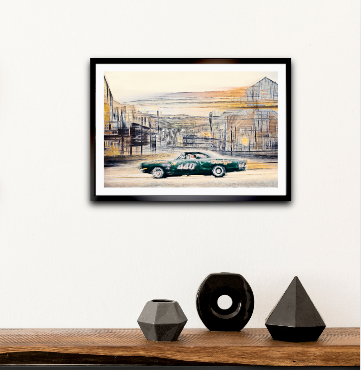 Automotive Limited Edition wall art print of American Dodge classic motor car by Douglas Carr Photography at Oslo Art Prints