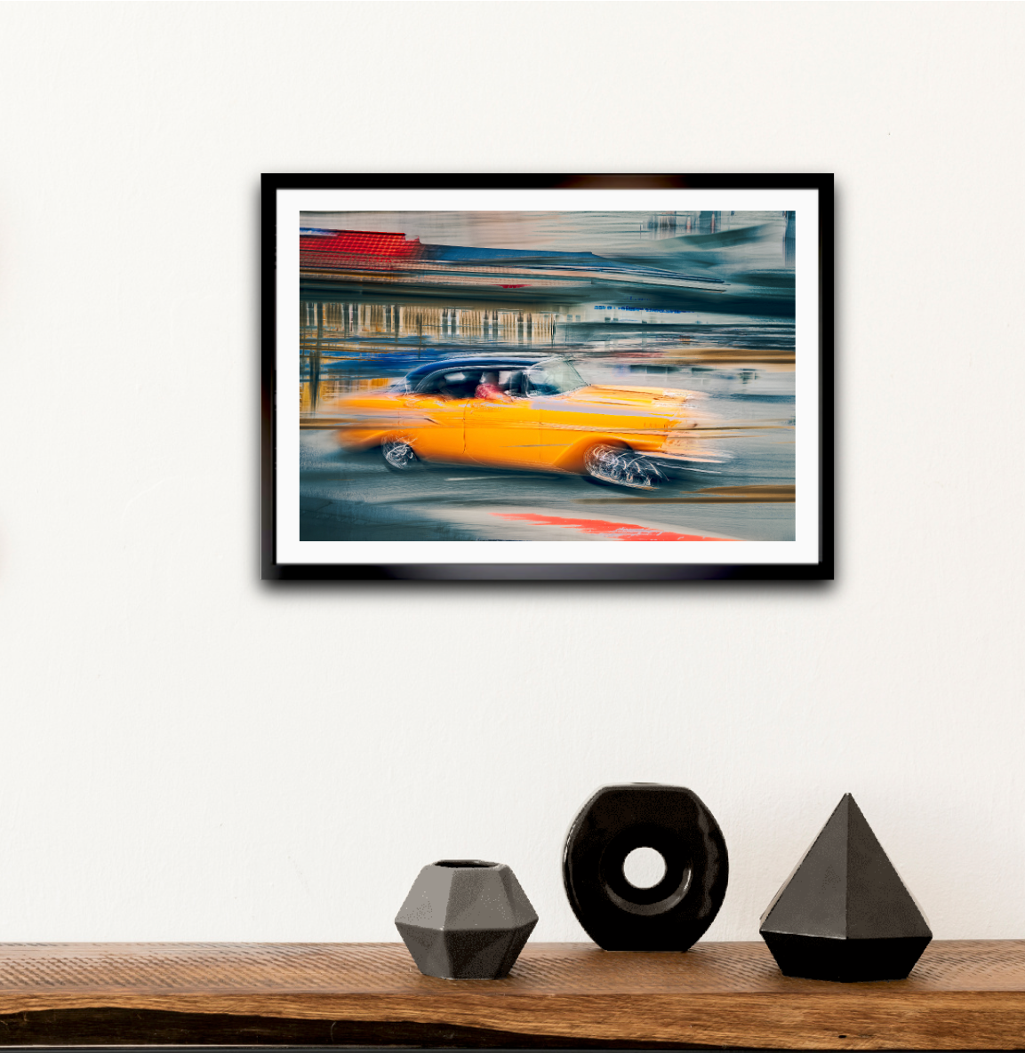 Vintage car automotive Limited Edition wall art print of American classic Bet Air car by Douglas Carr Photography