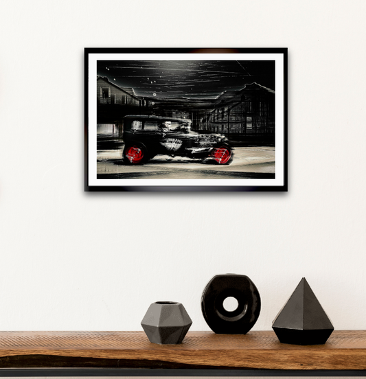 Automotive Limited Edition wall art print of American Hot Rod classic vintage sports car by Douglas Carr Photography
