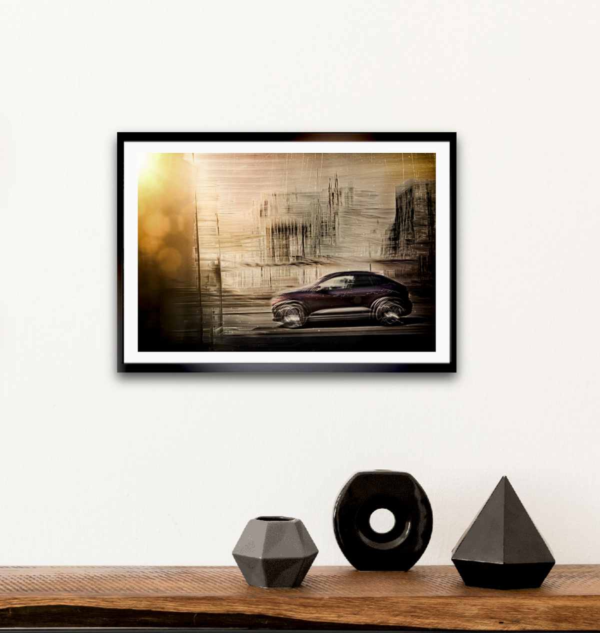 Porsche electric Macen a German car fine art photography wall art print art by Douglas Carr Photography
