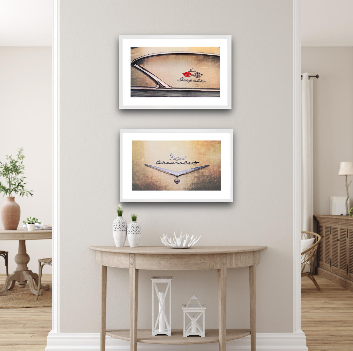 1958 Chevrolet Impala American classic car  details fine art photography wall art print by Douglas Carr – Oslo Art Prints