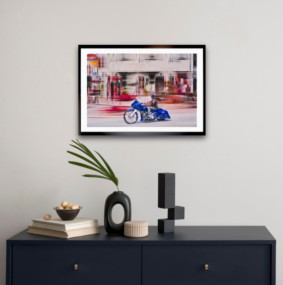 Automotive Limited Edition wall art print of American classic Harley Davidson  motorcycle by Douglas Carr Photography