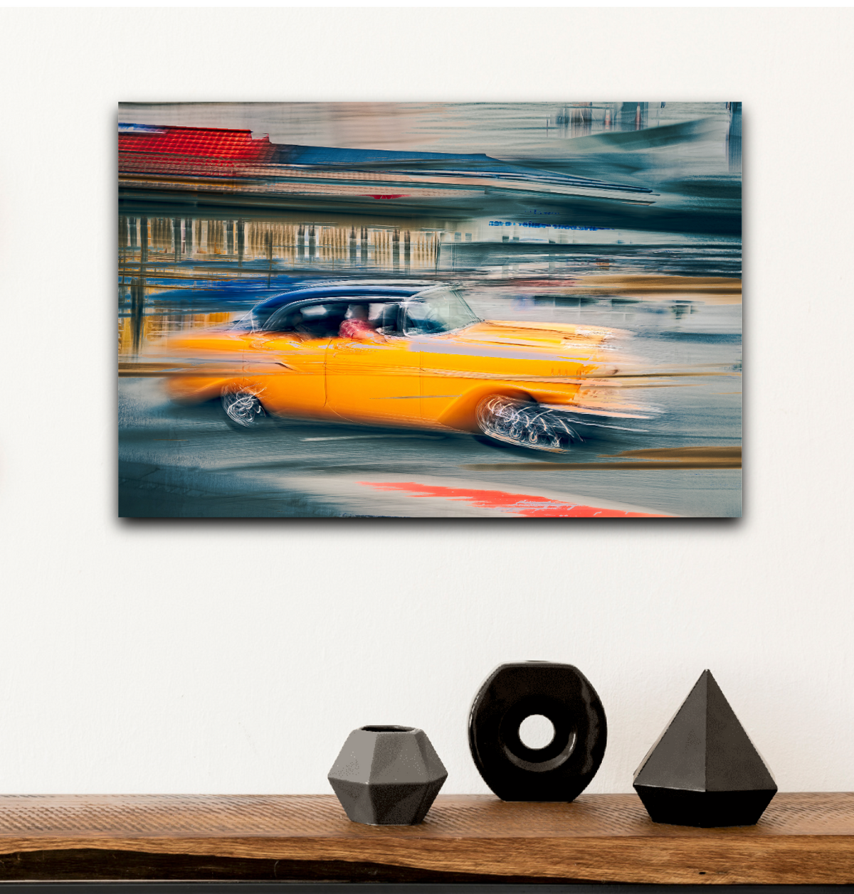 Vintage car automotive Limited Edition wall art print of American classic Bet Air car by Douglas Carr Photography