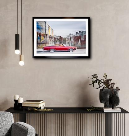 American classic car Red Riviera Chevrolet Impala fine art photography by Douglas Carr – Oslo Art Prints