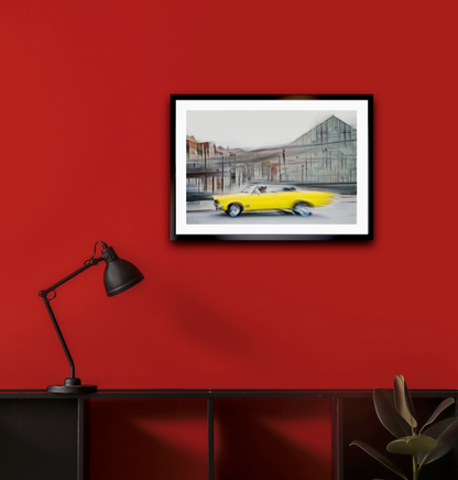 A 1970 American classic Chevrolet Impala convertible vintage car wall art photography prints art by Douglas Carr