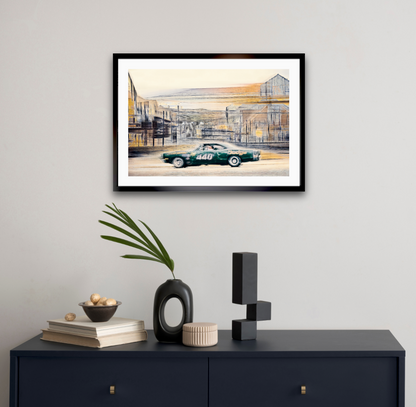 Automotive Limited Edition wall art print of American Dodge classic motor car by Douglas Carr Photography at Oslo Art Prints