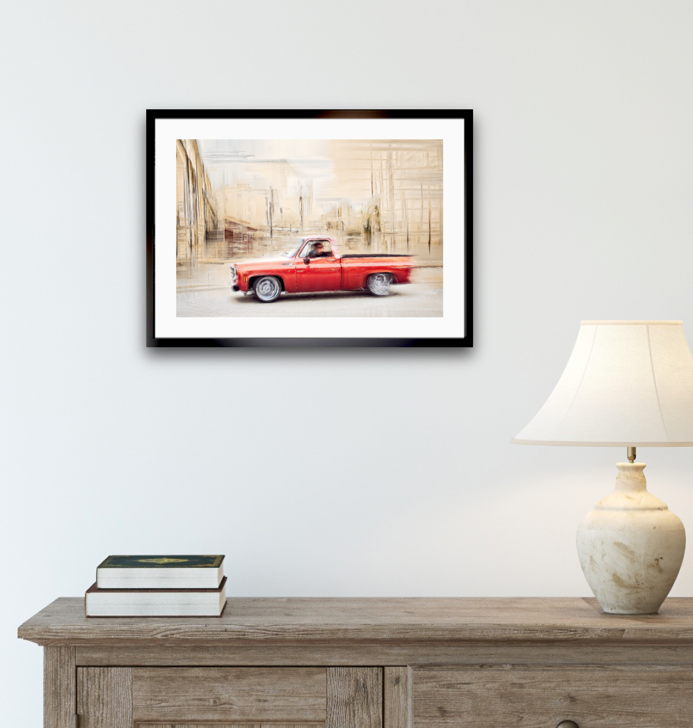 American classic vintage truck photography wall art prints art by Douglas Carr
