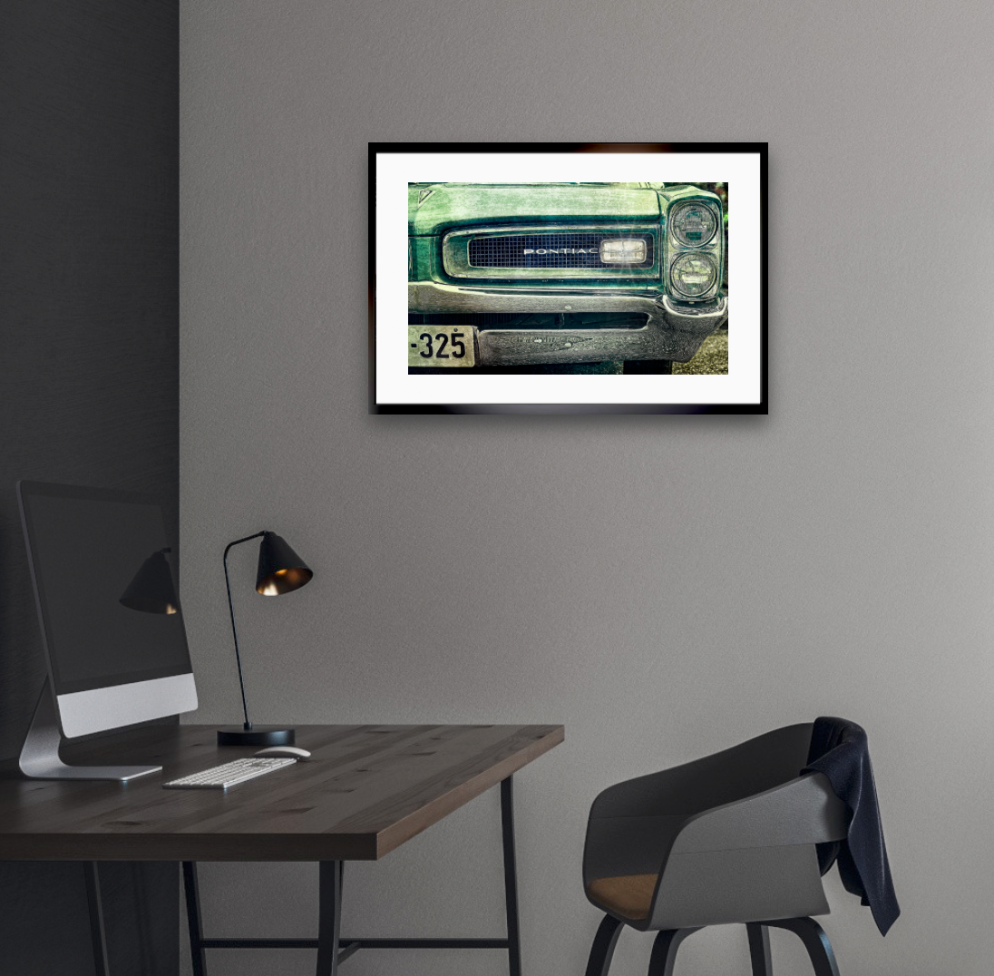 1966 Pontiac vintage American classic car grille fine art photography wall art print by Douglas Carr – Oslo Art Prints