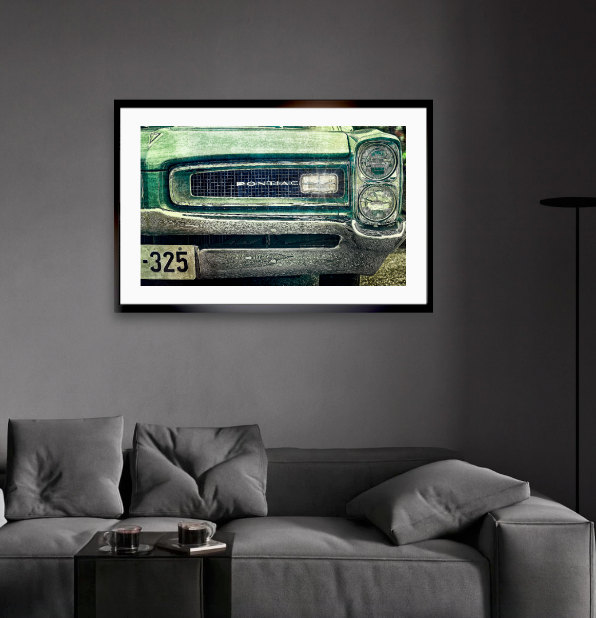 1966 Pontiac vintage American classic car grille fine art photography wall art print by Douglas Carr – Oslo Art Prints
