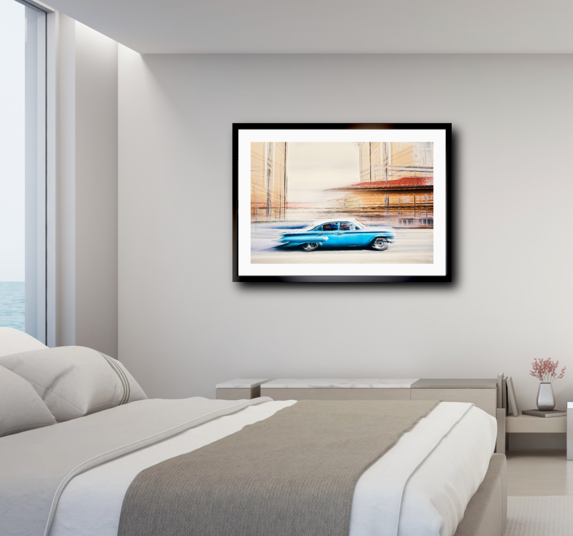 American classic vintage car fine art prints on paper and metal wall art by Douglas Carr photography 