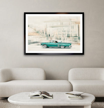 Automotive Limited Edition wall art print of American classic Cadillac motor car by Douglas Carr Photography at Oslo Art Prints
