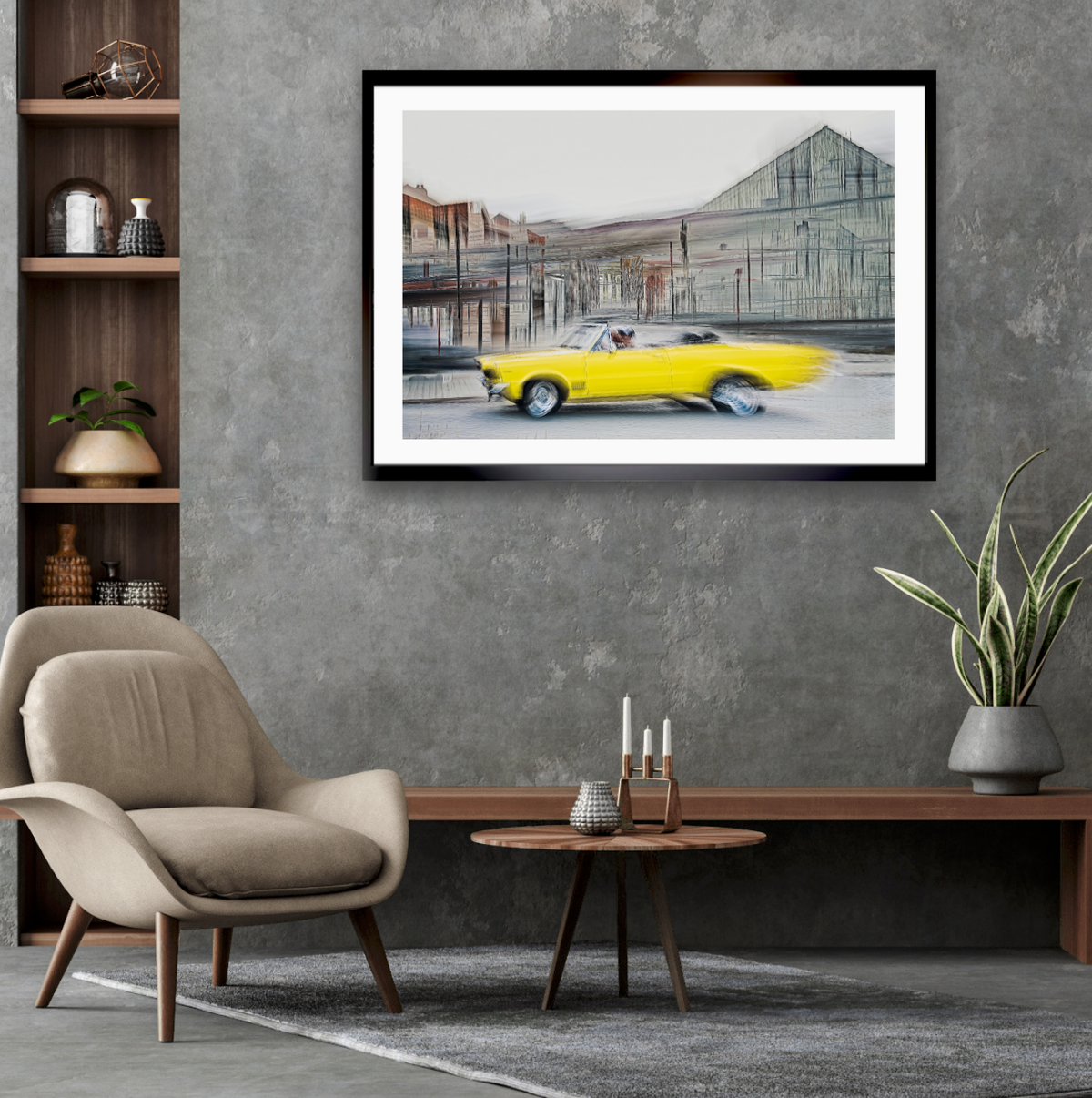 A 1970 American classic Chevrolet Impala convertible vintage car wall art photography prints art by Douglas Carr