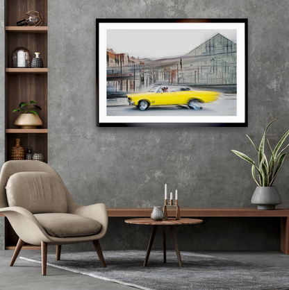 A 1970 American classic Chevrolet Impala convertible vintage car wall art photography prints art by Douglas Carr