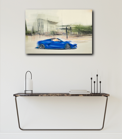 Automotive wall art print of American Corvette classic sports car American classic car fine art photography by Douglas Carr 