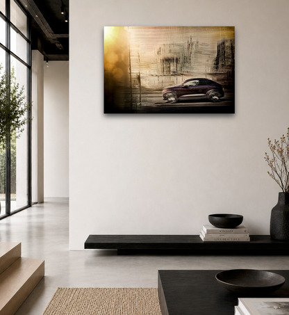 Porsche electric Macen a German car fine art photography wall art print art by Douglas Carr Photography