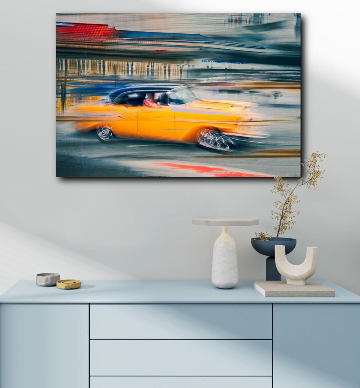 Vintage car automotive Limited Edition wall art print of American classic Bet Air car by Douglas Carr Photography