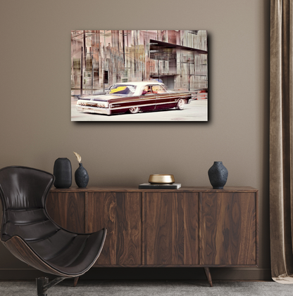 American classic vintage car scraping chrome fine art wall art photography by Douglas Carr 