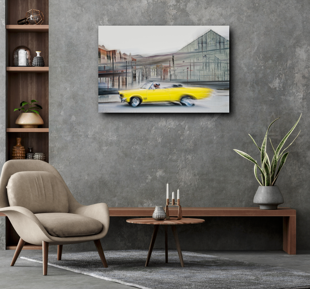A 1970 American classic Chevrolet Impala convertible vintage car wall art photography prints art by Douglas Carr