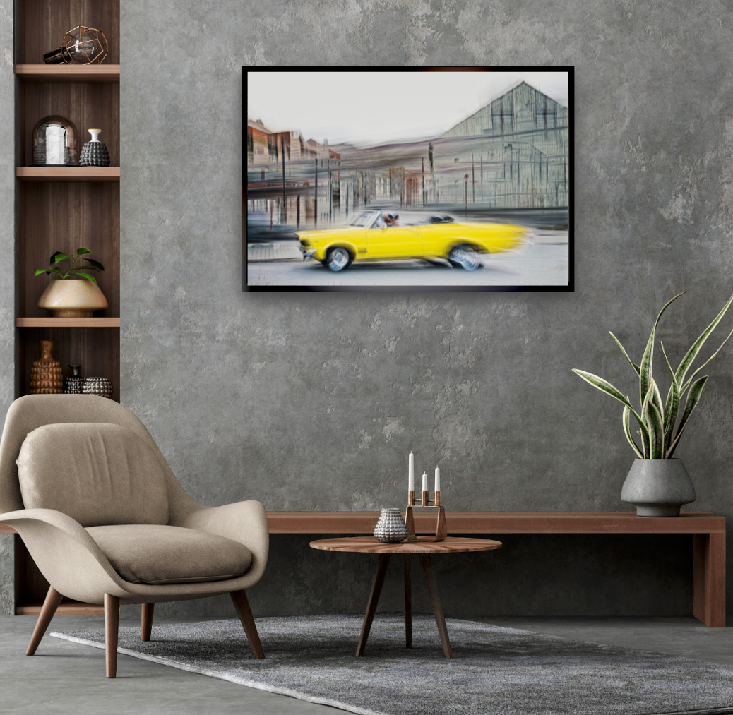 A 1970 American classic Chevrolet Impala convertible vintage car wall art photography prints art by Douglas Carr