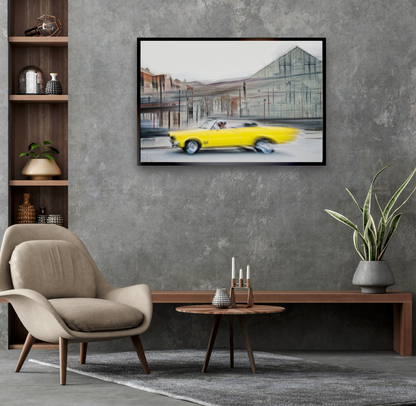 A 1970 American classic Chevrolet Impala convertible vintage car wall art photography prints art by Douglas Carr