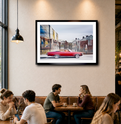 American classic car Red Riviera Chevrolet Impala fine art photography by Douglas Carr – Oslo Art Prints