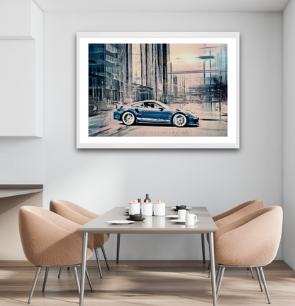 Automotive Limited Edition wall art print of German classic Porsche sports car by Douglas Carr Photography