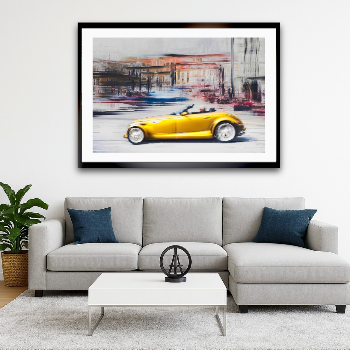 A Golden American classic car Plymouth Prowler fine art photography by Douglas Carr  to brighten up any space