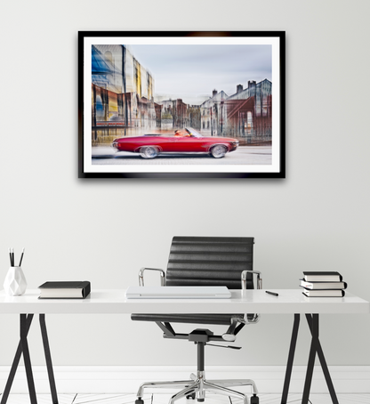 American classic car Red Riviera Chevrolet Impala fine art photography by Douglas Carr – Oslo Art Prints