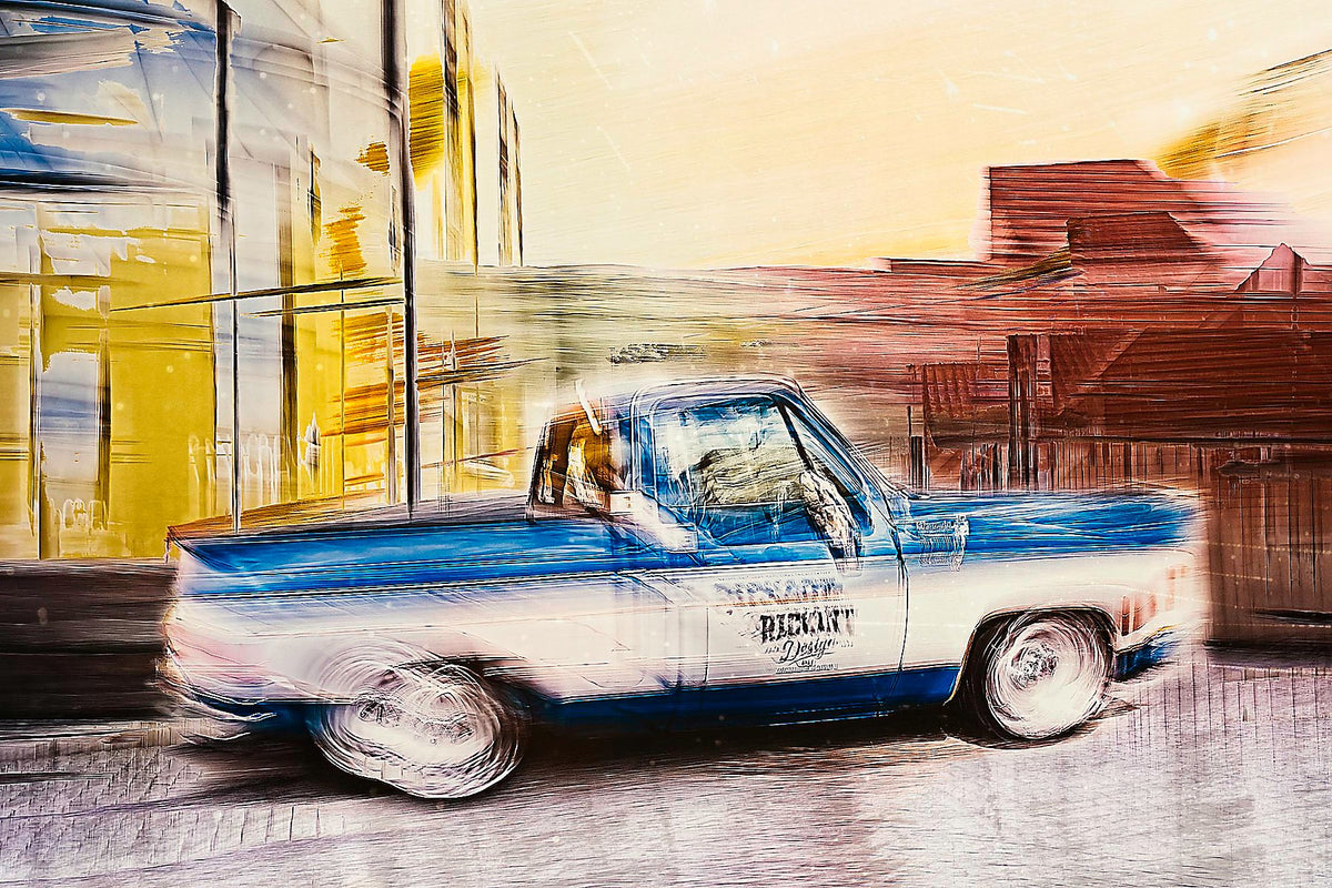 American classic vintage truck wall art photography prints art by Douglas Carr 