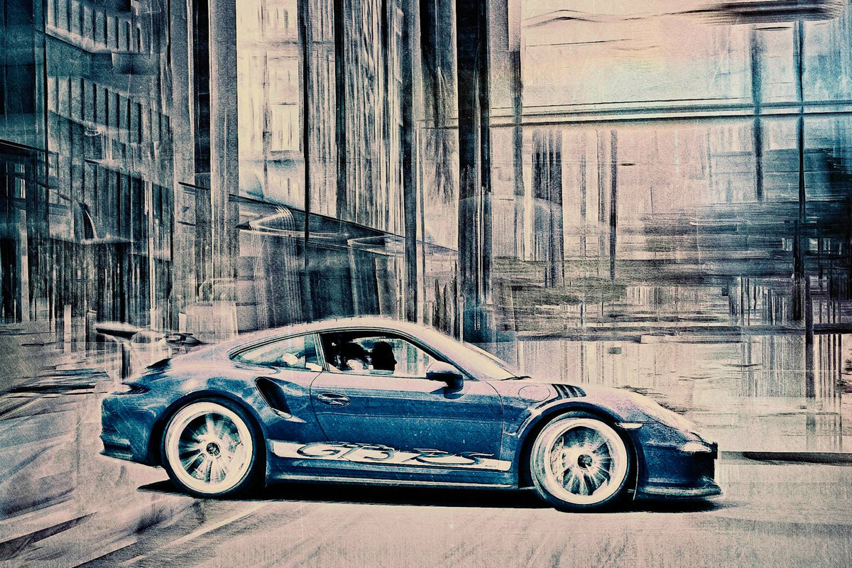 Automotive Limited Edition wall art print of German classic Porsche sports car by Douglas Carr Photography