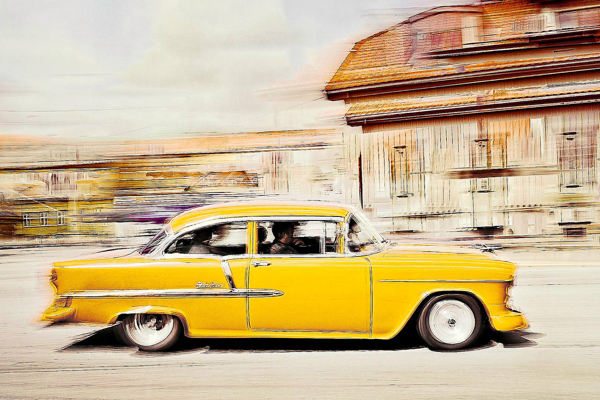 Automotive Limited Edition wall art print of American classic Bel Air vintage car art by Douglas Carr Photography