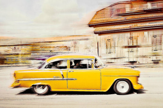 Automotive Limited Edition wall art print of American classic Bel Air vintage car art by Douglas Carr Photography